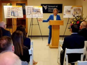 Sen. Capito joins WVU Health Sciences leaders to mark start of dental school renovation project